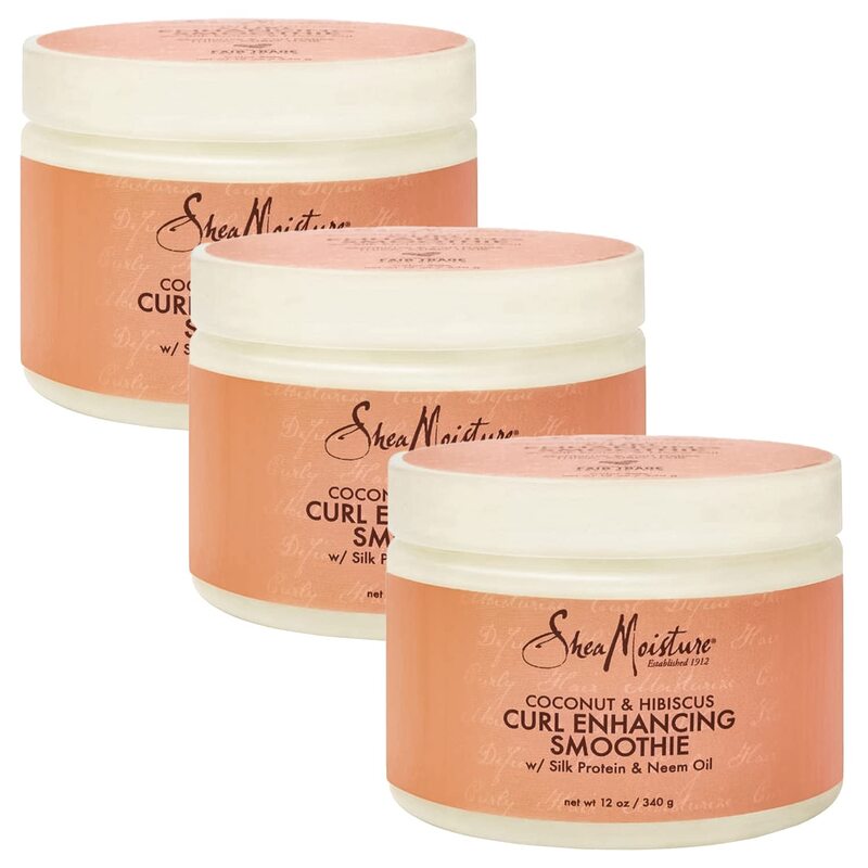 

Shea Moisture Coconut and Hibiscus Curl Enhancing Smoothie, Pack of 3 x 340g