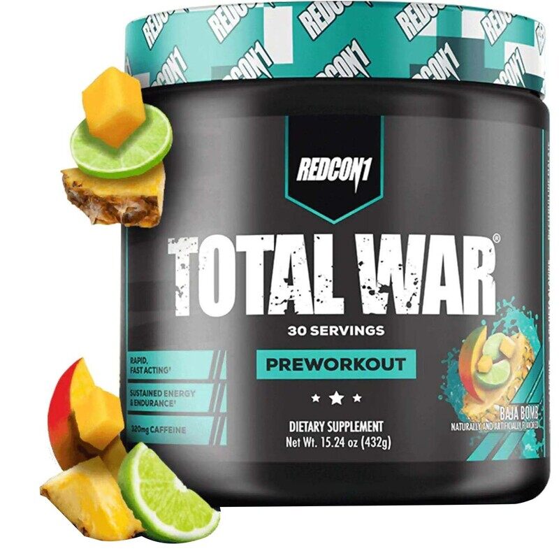 

Redcon1 Total War Pre Workout, 30 Servings, 432gm, Pineapple Juice