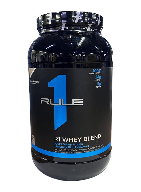 

Rule 1 R1 Whey Blend Protein, 26 Servings, Cookies & Cream