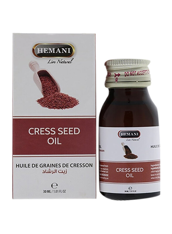

Hemani Natural Cress Seed Oil, 30ml