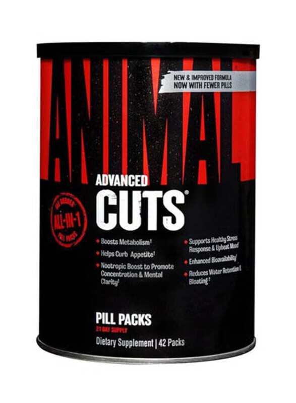 

Universal Nutrition Animal Cuts Comprehensive Cutting Pack Dietary Supplement, 42 Pack, Unflavoured