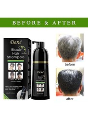 Dexe Instant Hair Colour Shampoo for Natural Hair, 400ml, Black