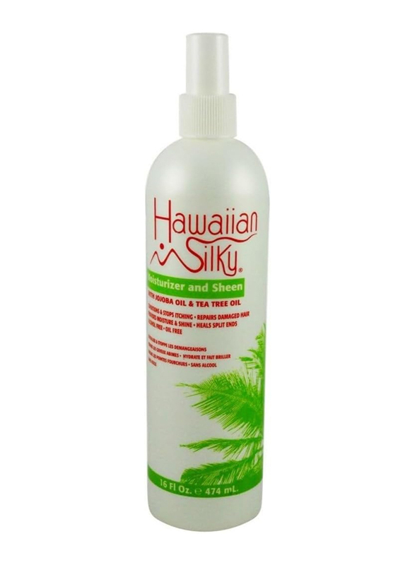 Hawaiian Silky Moisturizer & Sheen Spray for Curly Hair, 16 oz