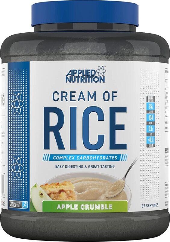 

Applied Nutrition Cream of Rice Protein Powder, 2Kg, Apple Crumble