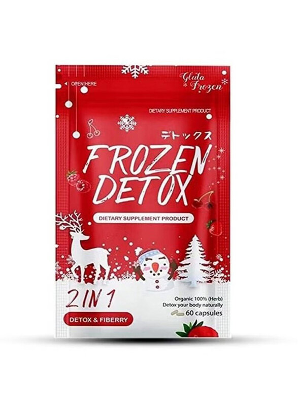 

Frozen Detox 2 in 1 Dietary Slimming Supplement, 60 Capsules