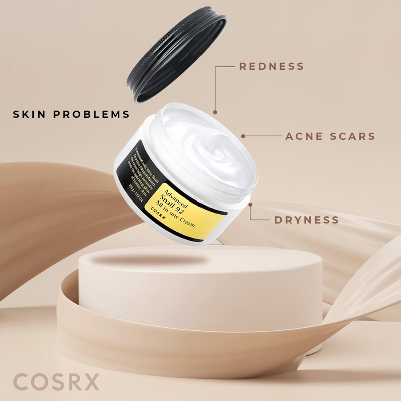 Cosrx Advance Snail 92 All in One Cream, 2 x 100ml