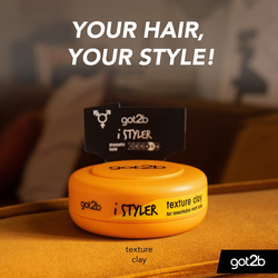 Got2b I Styler Texture Hair Clay, 75ml