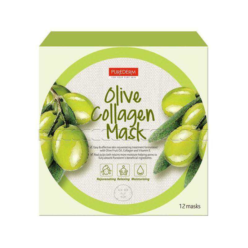 

Purederm Olive Collagen Sheet Mask, 1 Piece