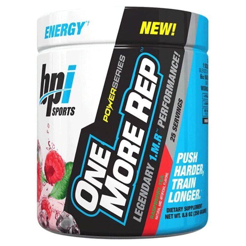 

BPI Sports One More Rep Dietary Supplement, 25 Servings, Raspberry Tea