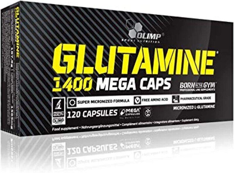 

Olimp Glutamine 1400 Mega Caps, 120 Capsules, Regular