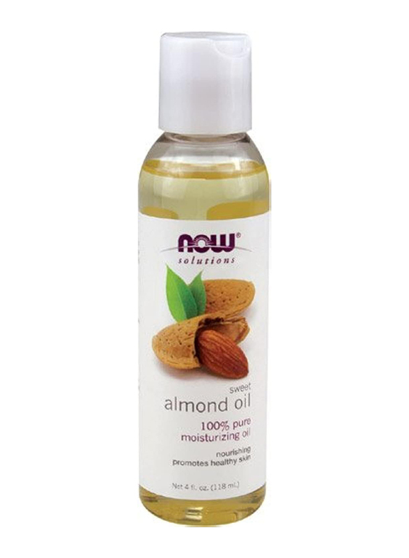 Now Foods Solutions Almond Oil, 4 x 4oz