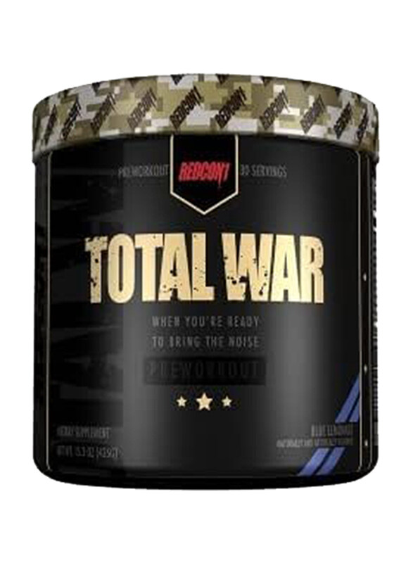 

Redcon1 Total War Pre Workout Supplement, 387gm, Blue Raspberry