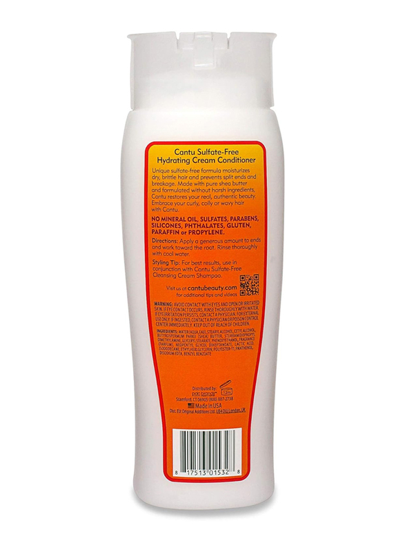 Cantu Shea Butter for Natural Hair Sulfate-Free Hydrating Cream Conditioner, 400ml