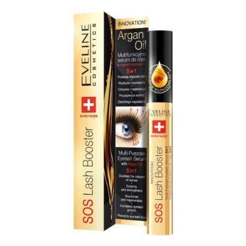 

Eveline Cosmetics Innovation SOS Lash Booster Serum for Eyelashes, 10ml