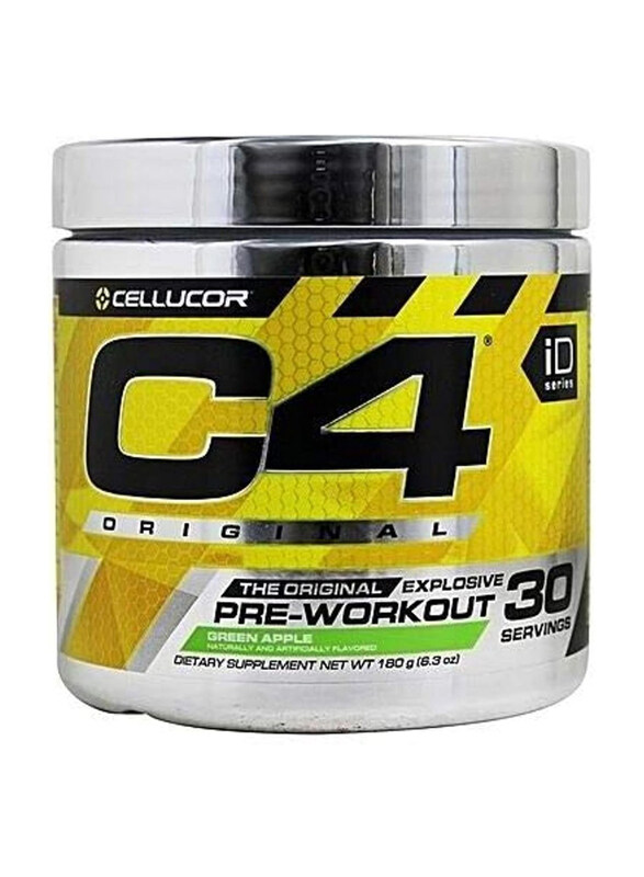 

Cellucor C4 Original Pre Workout, 180gm, Green Apple