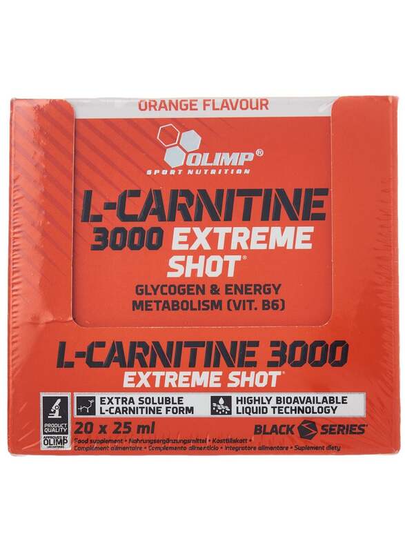 Olimp L Carnitine 3000 Extreme Shot, 20 Pieces, Orange
