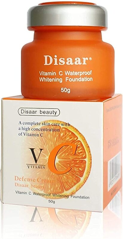 Disaar Vitamin c Waterproof Whitening Foundation, 50 gm