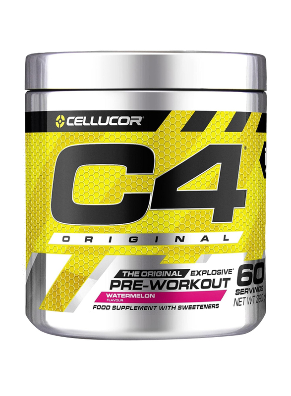 Cellucor C4 Original Beta Alanine Sports Nutrition Bulk Pre Workout Powder, 60 Servings, 390gm, Watermelon