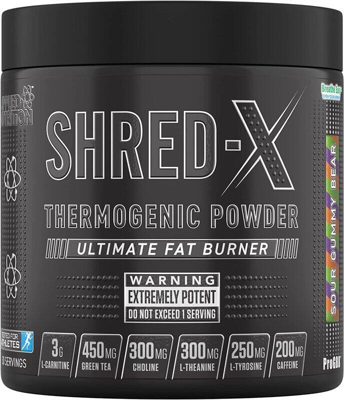 

Applied Nutrition Shred-X Thermo Powder, 30 Servings, 300 gm, Sour Gummy Bear