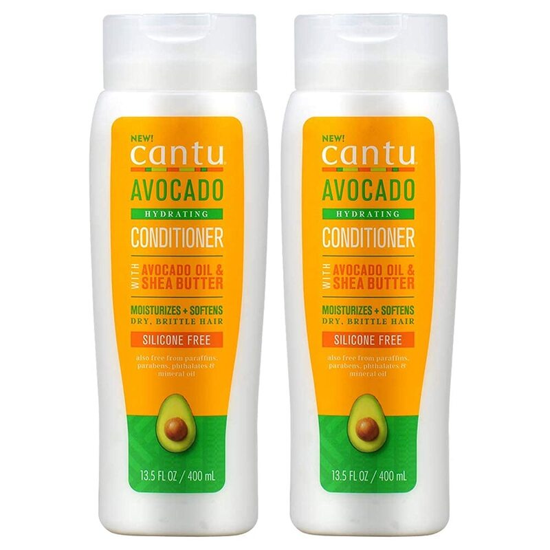 Cantu Avocado Hydrating Conditioner for Dry Hair, 2 x 400ml