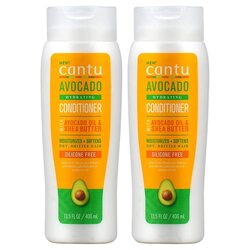 Cantu Avocado Hydrating Conditioner for Dry Hair, 2 x 400ml