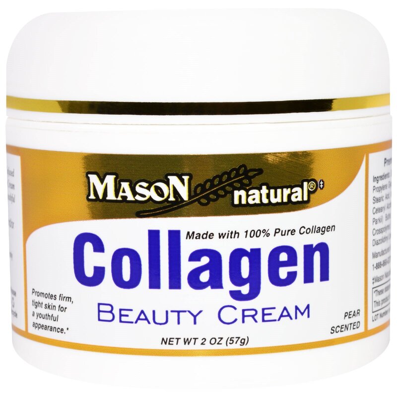 Mason Naturals Collagen Pear Scented Beauty Cream, 2 x 57g