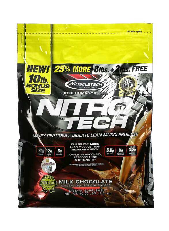 

Muscletech Nitro Tech Performance, 10 Lbs, Milk Chocolate