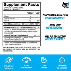 BPI Sports CLA + Carnitine Omega 6 Fatty Acids Dietary Supplement, 50 Servings, Rainbow Ice