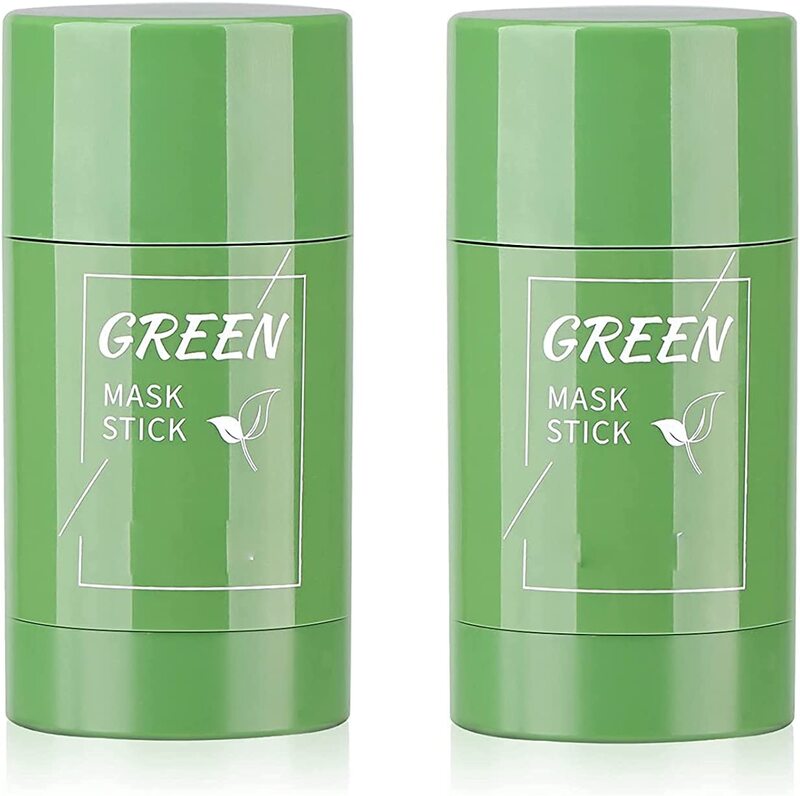 Ukkuer Green Tea Purifying Clay Mask Stick, 2 Pieces5