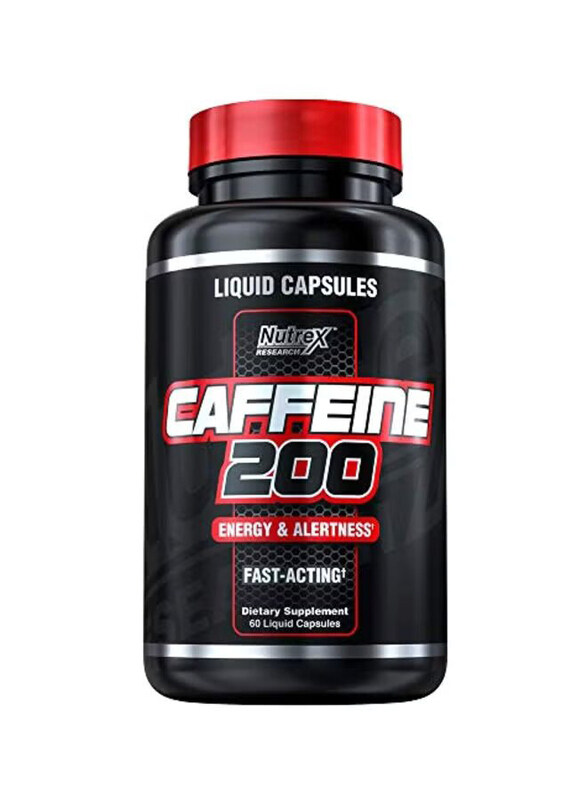 

Nutrex Research Caffeine Pills Fast Acting Dietary Supplement, 60 Capsules, Unflavoured