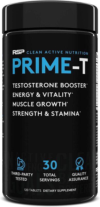 

RSP Nutrition Testosterone Booster for Men, 120 Tablets, Unflavored