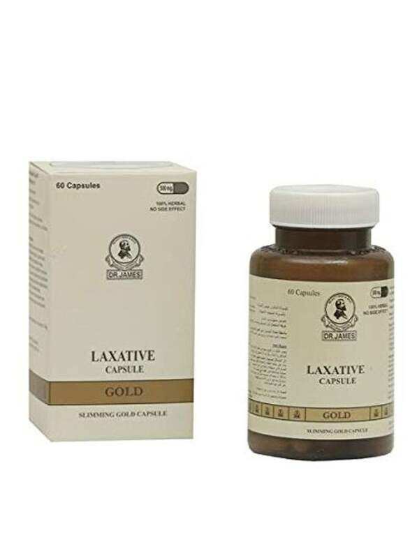 

Dr. James Gold Laxative Skin Whitening Capsules, 60 Capsules