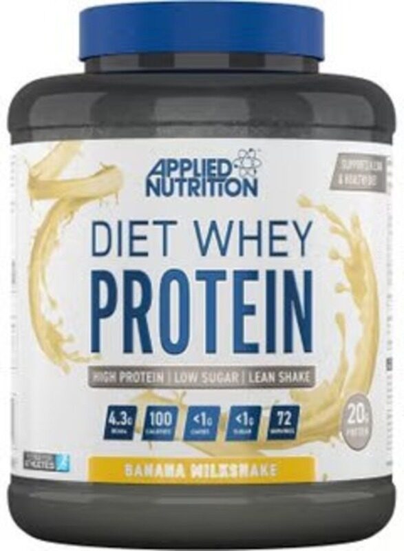 

Applied Nutrition Diet Whey High Protein Powder Supplement, 1.8 KG, Banana Milkshake