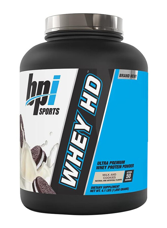 

BPI Sports Whey HD Ultra Premium Protein Powder, 4.1Lbs, Milk & Cookies