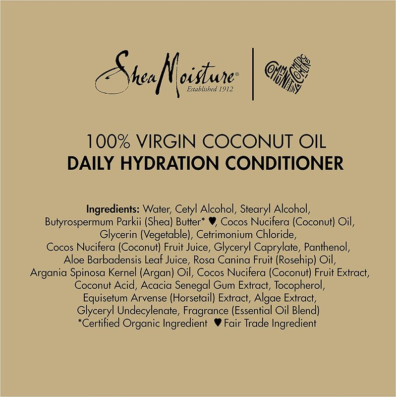 Shea Moisture 100% Virgin Coconut Oil Daily Hydration Conditioner, 384ml