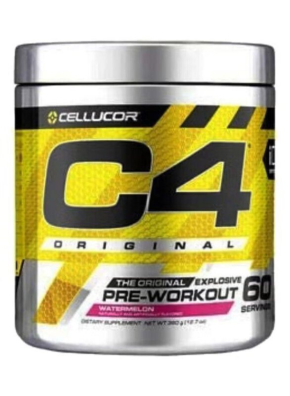 

Cellucor 60-Serving C4 Original Explosive Pre-Workout Powder Dietary Supplement, 390g, Watermelon