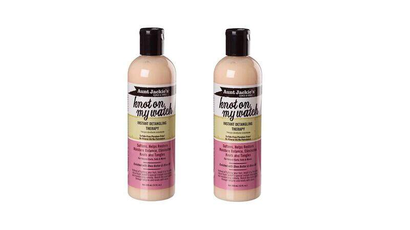 Aunt Jackie's Knot On My Watch Instant Detangling Therapy for Curly Hair, 2 x 12oz