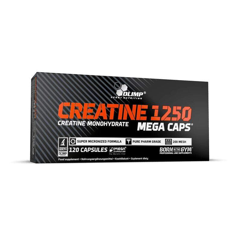 Olimp Creatine 1250 Mega Caps, 120 Capsules