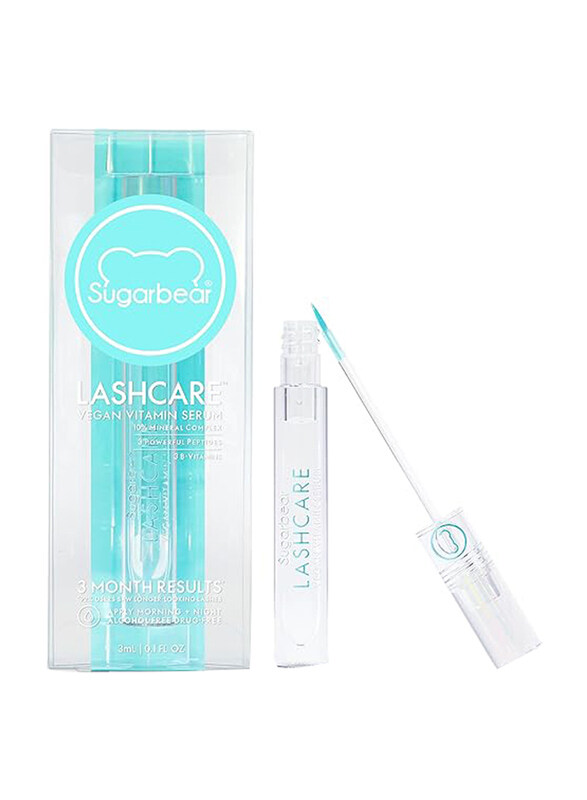 

Sugarbear LashCare Vegan Vitamin-Infused Lash Serum, 3ml, Clear