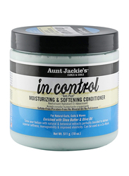 Aunt Jackie's Curls and Coils In Control Anti-Pool Moisturizing and Softening Hair Conditioner, 18 oz