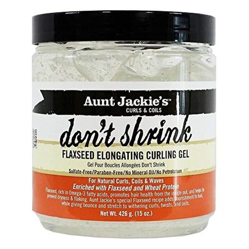 

Aunt Jackie's Don't Shrink Flaxseed Elongating Curling Gel, 2 x 426g