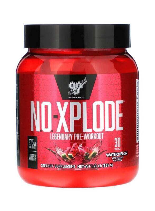 

BSN N.O.-XPLODE Pre Workout Powder Dietary Supplement, 30 Servings, Watermelon