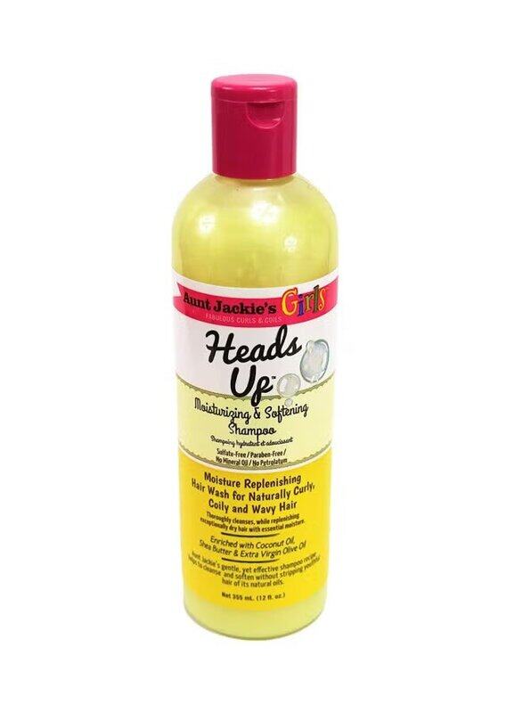 

Aunt Jackie's Heads Up Moisturizing and Softening Shampoo, 12oz