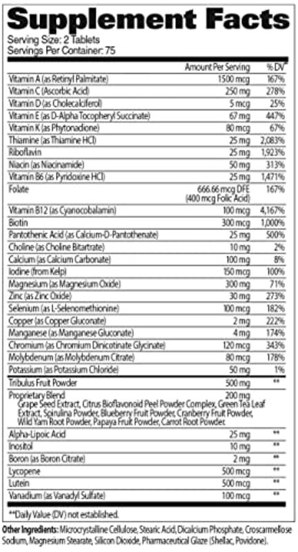 Gat Men Multi Plus Test Capsules, 150 Capsules, Unflavored