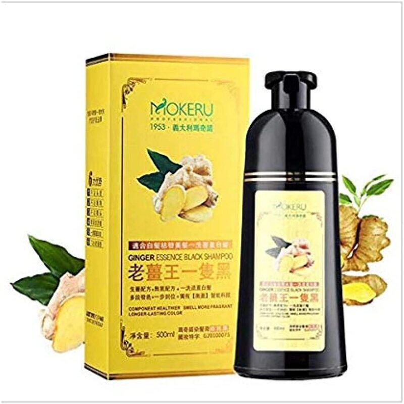 

Chinese Brand Ginger Hair Colour Shampoo, 3 x 500ml, Black