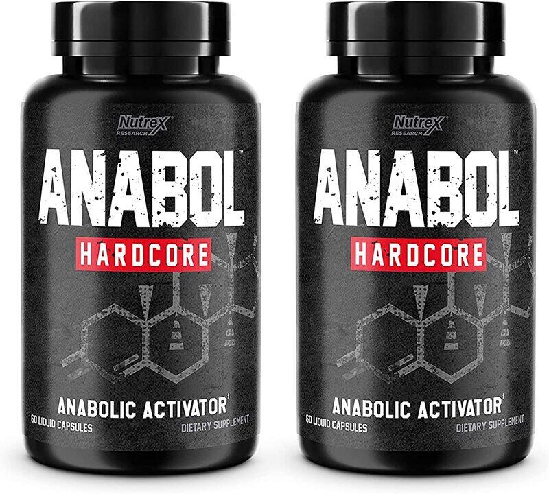 

Nutrex Research Anabol Hardcore Dietary Supplement, Pack of 2, 60 Capsules