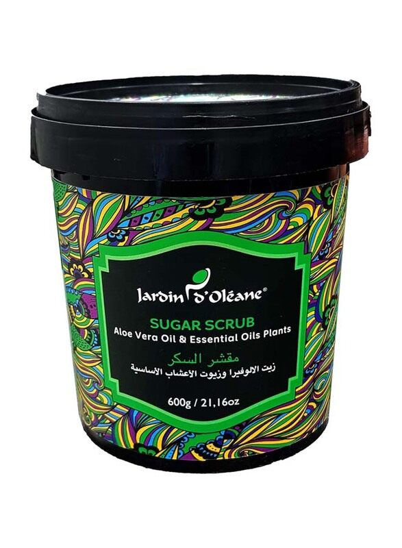 

Jardin d'Oleane Sugar Scrub Aloe Vera Oil & Essential Oils Plants, 600g