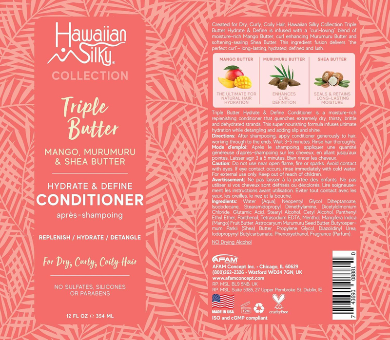 Hawaiian Silky Mango & Murumuru Butter Conditioner, 12 oz