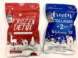 Frozen Detox & Collagen Whitening x10 Glutathione 10000mg, 2 x 60 Capsules