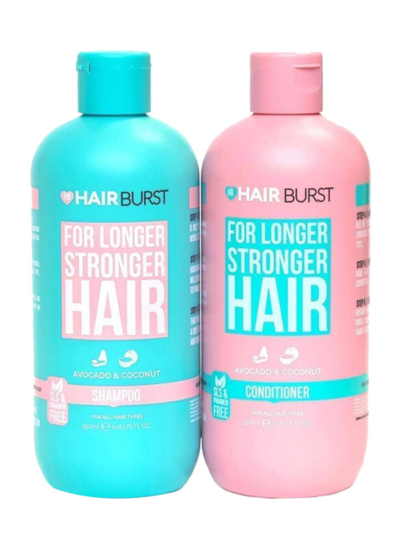 

Hair Burst Shampoo and Conditioner for All Hair Types, 2 Pieces